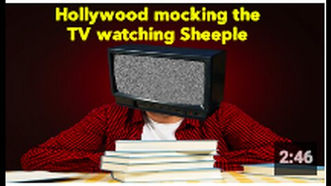 TV rots your brain | Hollyweird mocking the sheeple