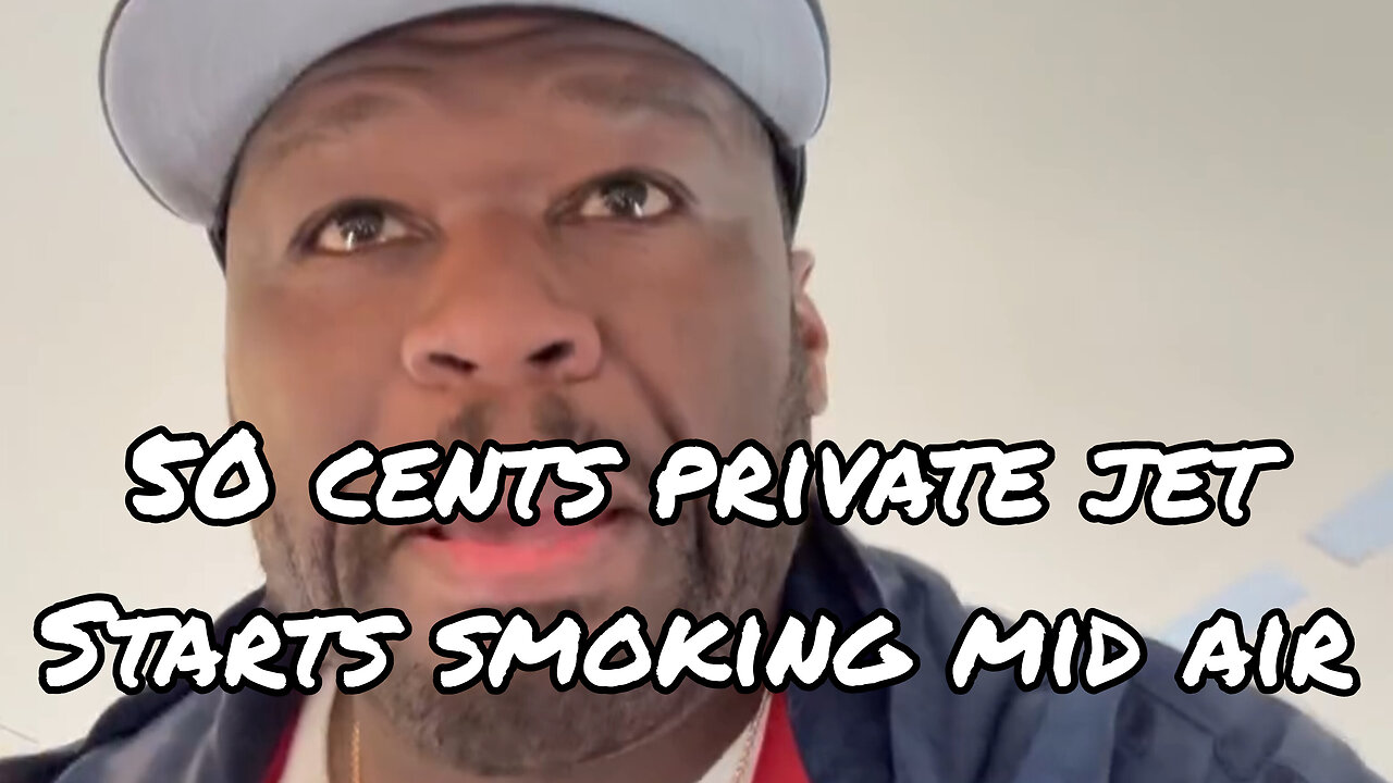 50 Cent's private jet starts blowing smoke mid flight