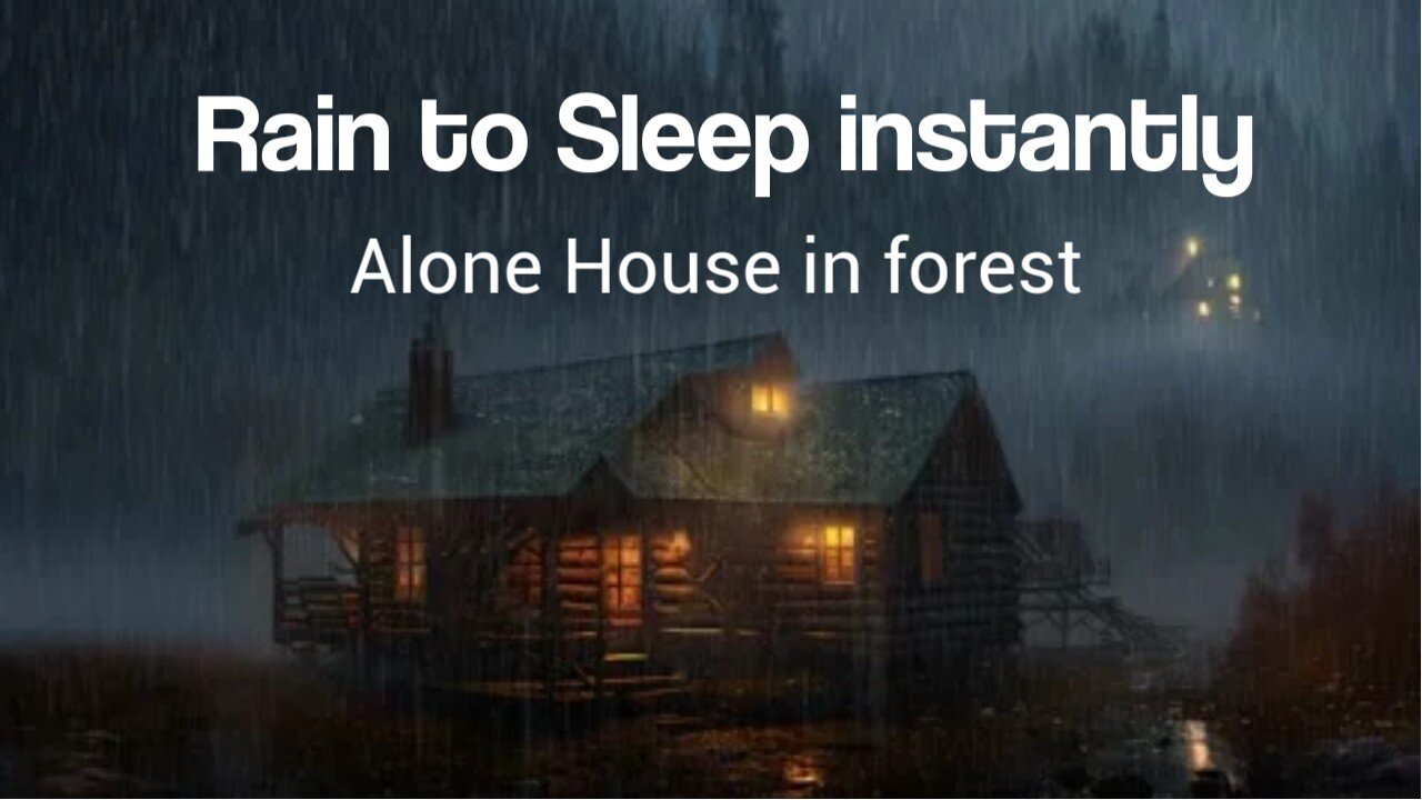 Thunderstorm & Rain Sounds: Sleep Instantly #rain #raintosleep #asmr #sleep #relaing