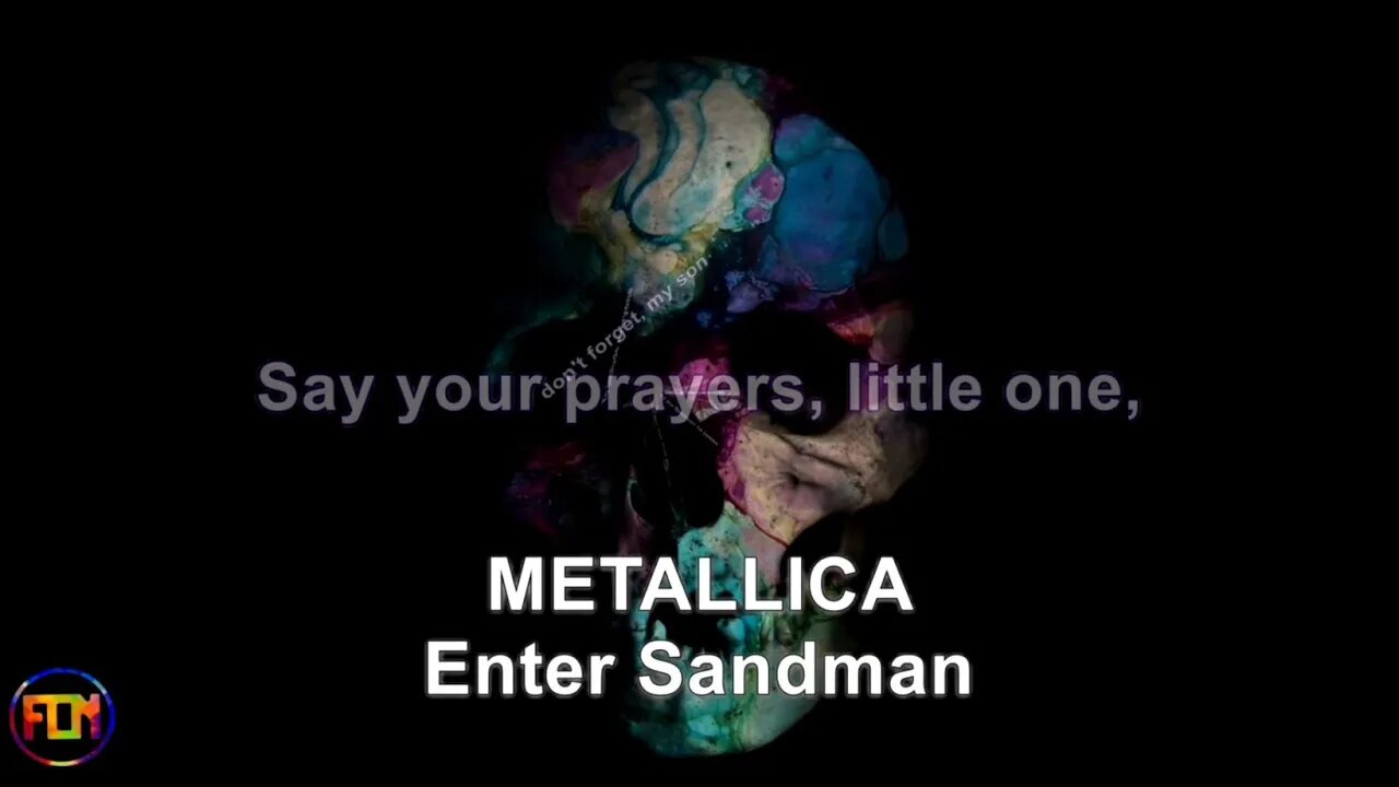 METALLICA Enter Sandman - Lyrics, Paroles, Letra (HD)