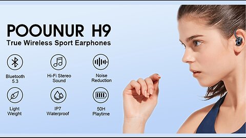 Wireless Earbuds, Sport Headphones Bluetooth 5.3