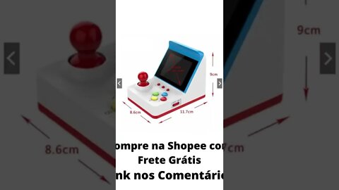 Mini Vídeo Game Retro 360 Jogos Clássicos 8 Bits Portátil + 2 Controles #shorts