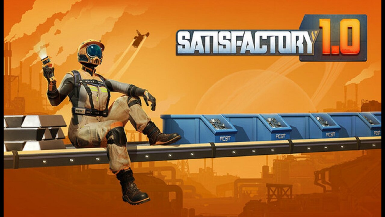 Factorio в 3D. Наконец дошли руки до Satisfactory 1