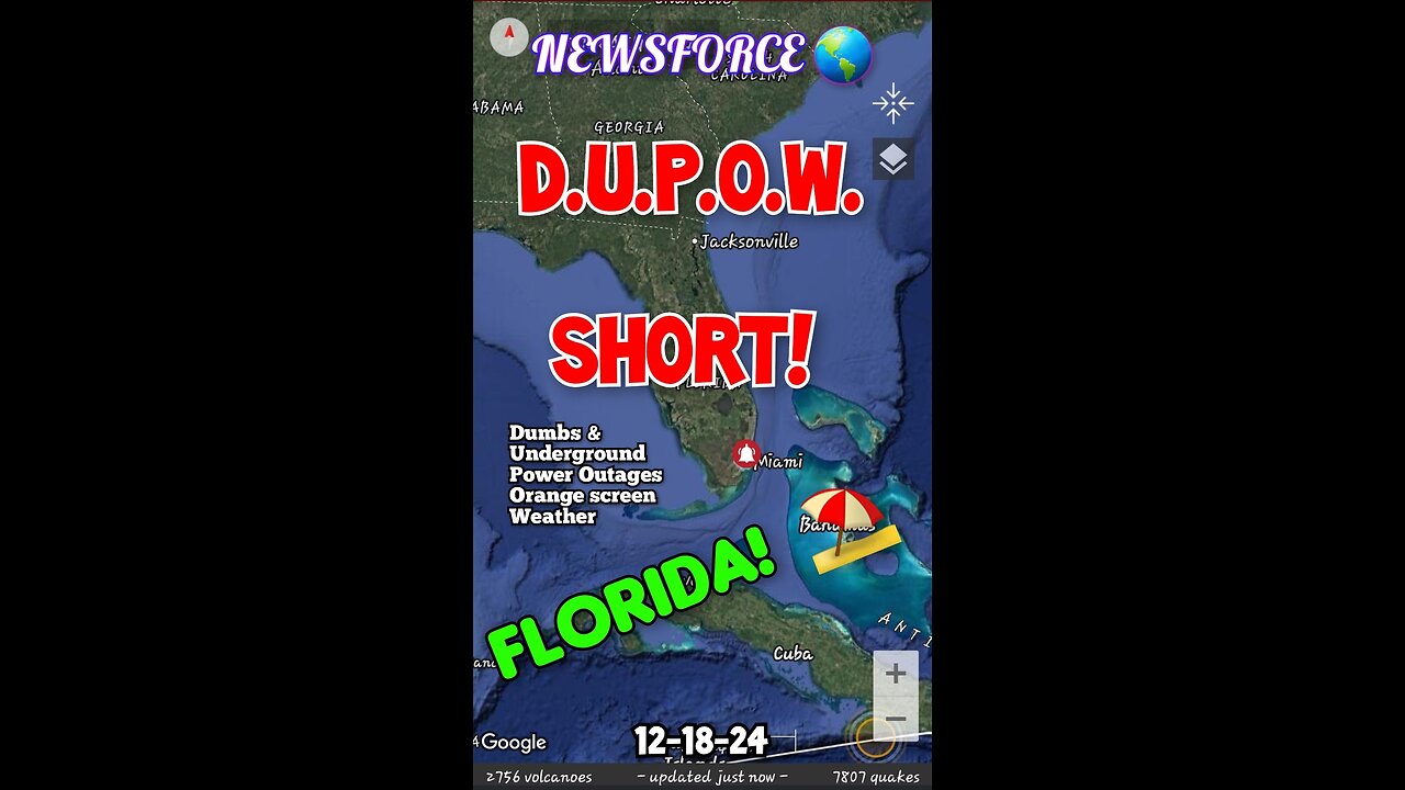 NEWSFORCE 🌎 D.U.P.O.W. Report 📕 FLORIDA ⛱️ 10 km action 🕳 💥