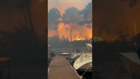 UN INFIERNO EN FRANCIA LOS INCENDIOS NO PARAN