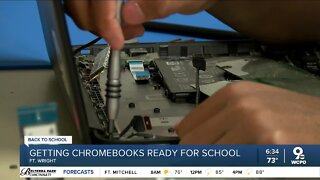 Kenton County School District hires summer interns to help prep Chromebooks for school year