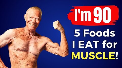 I Eat Top 5 Foods and gain MUSCLE at 90! Oldest Bodybuilders Jim Arrington & Toshisuke Kanazawa