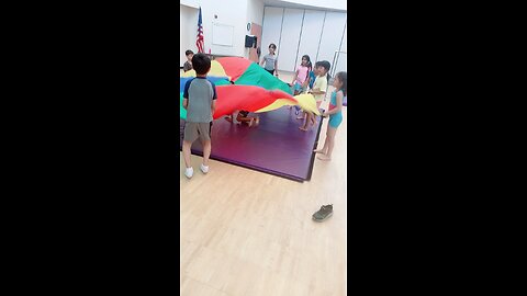 Rainbow umbrellas fun #rainbow #kids