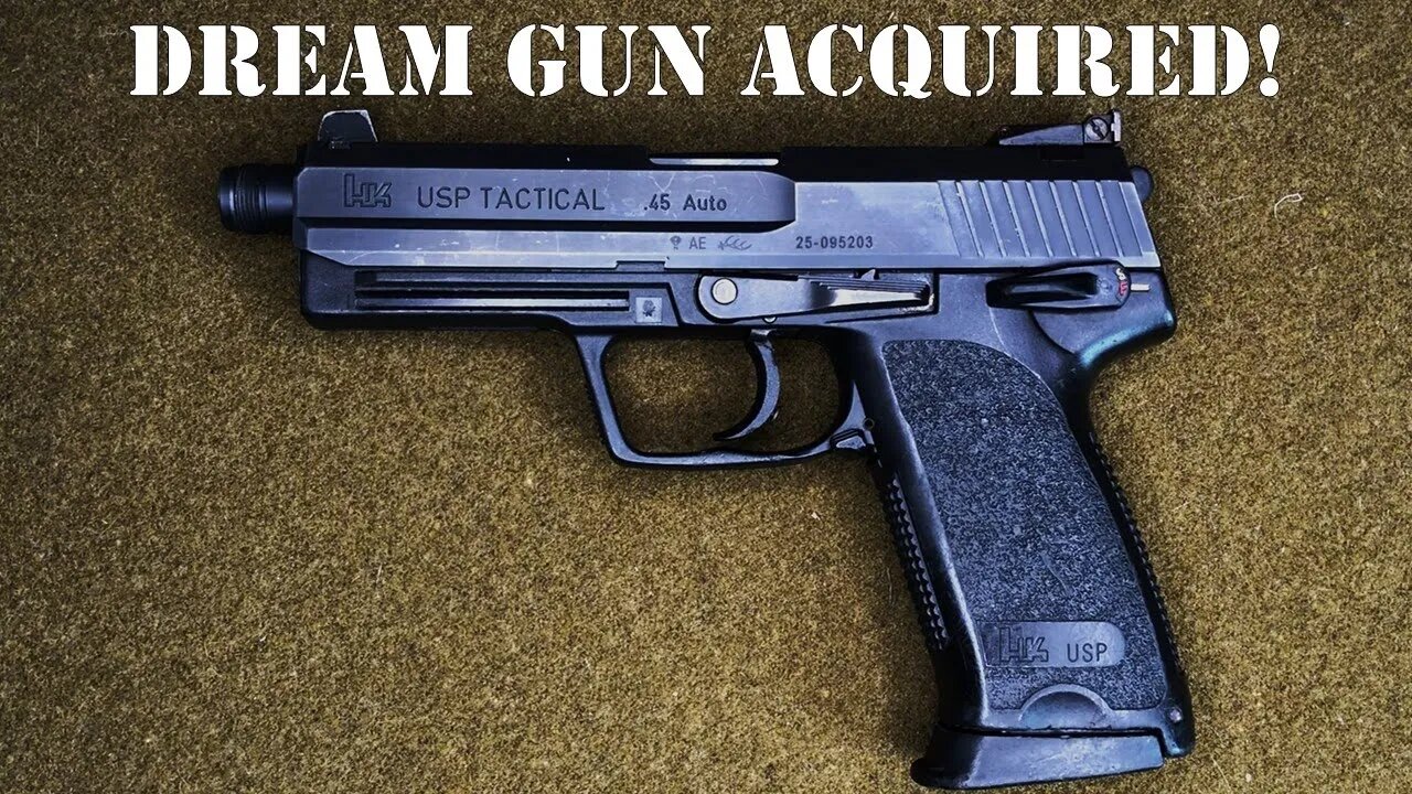 DREAM GUN ACQUIRED! H&K USP Tactical. Inspired by Counter Strike obviously...