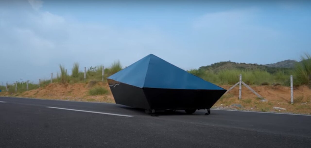Made an UFO car using 3-wheeler ride!!!