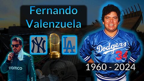 63-year-old Dodger Legend dies as team plays in World Series - "Fernando", F1, Skull & Bones!