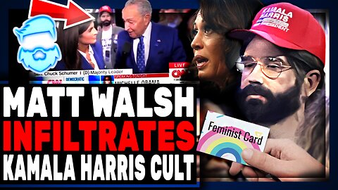 Matt Walsh CRASHES DNC & Kamala Harris Team FREAKS OUT Demands Cops Remove Him In Full Blown Panic