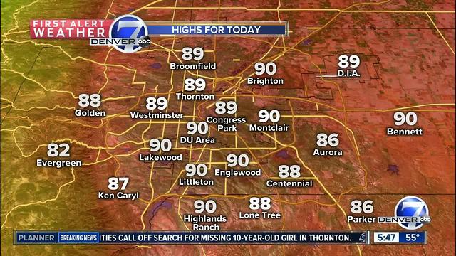A mild week across Colorado