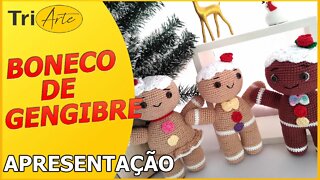 APRESENTAÇÃO AMIGURUMI | BONECO DE GENGIBRE | APRESENTAÇÃO