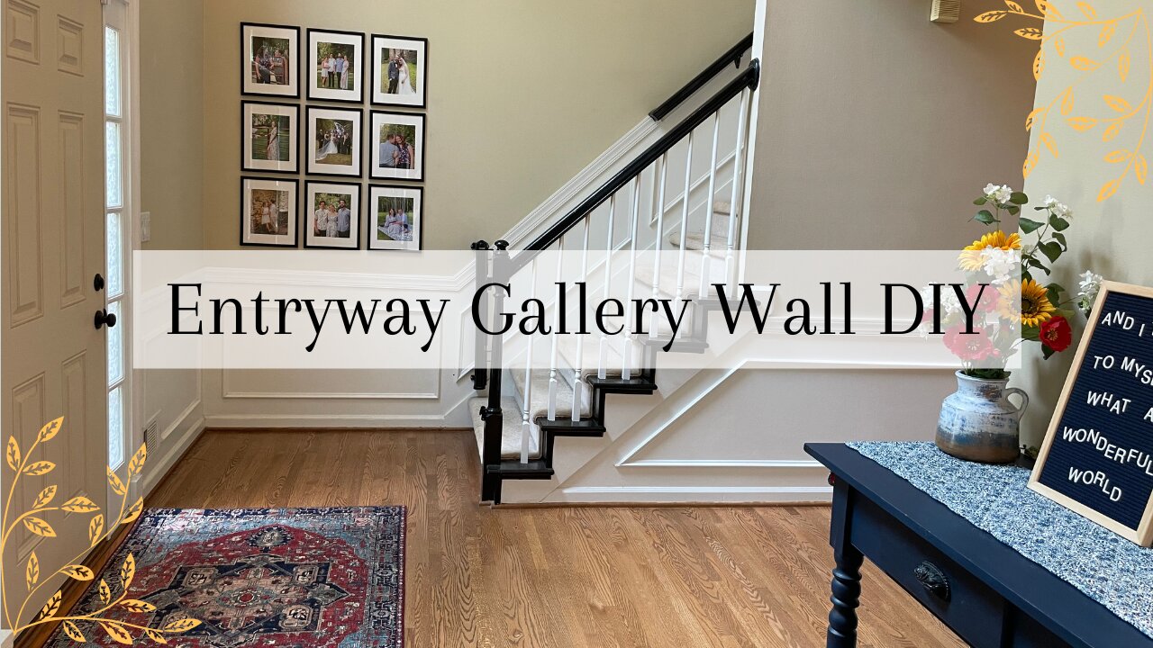 Entryway Gallery Wall DIY