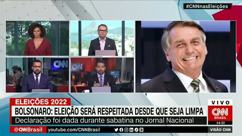 Análise: Bolsonaro diz que vai respeitar eleições “desde que sejam limpas” | @SHORTS CNN