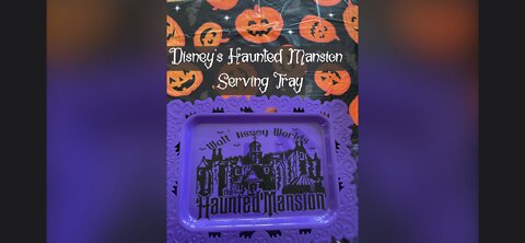 Haunted Mansion Tray