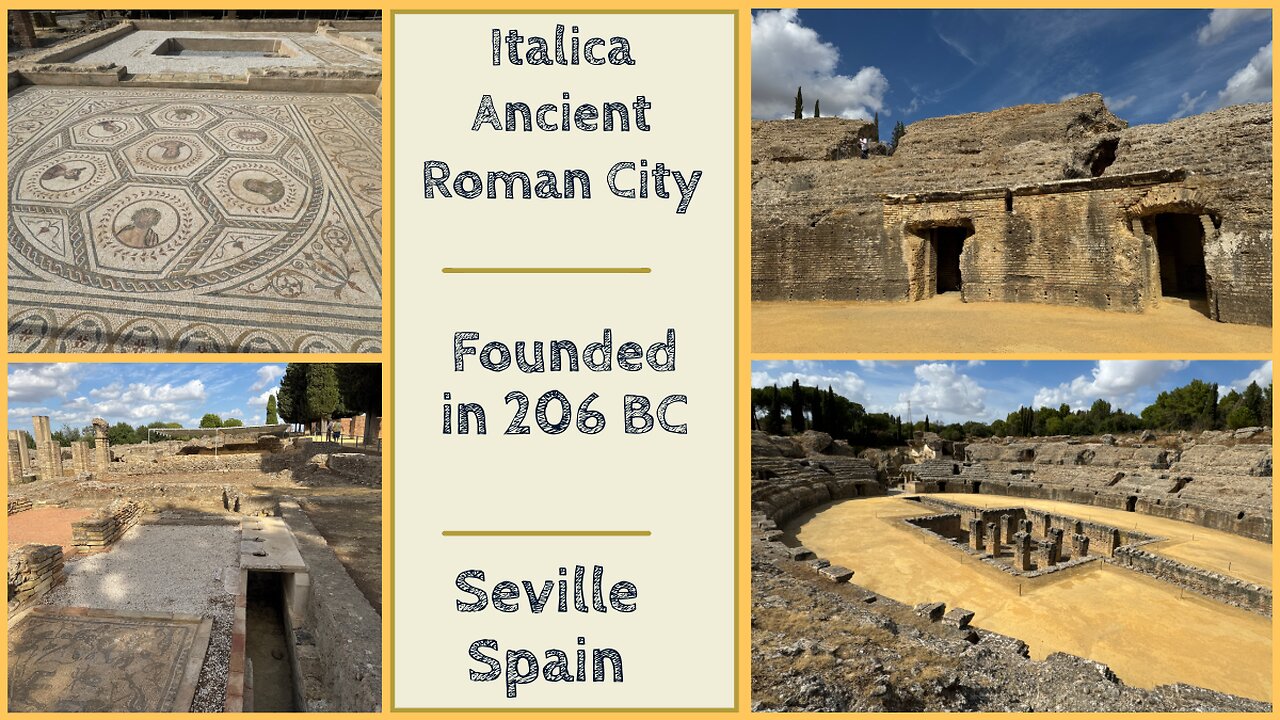 Italica - 1st Roman Settlement in Spain - Built in 206 BC - Seville Spain 2024