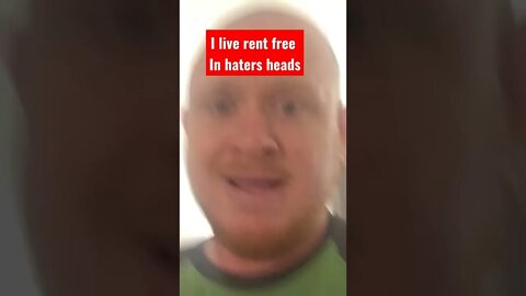 I live rent free in my haters heads
