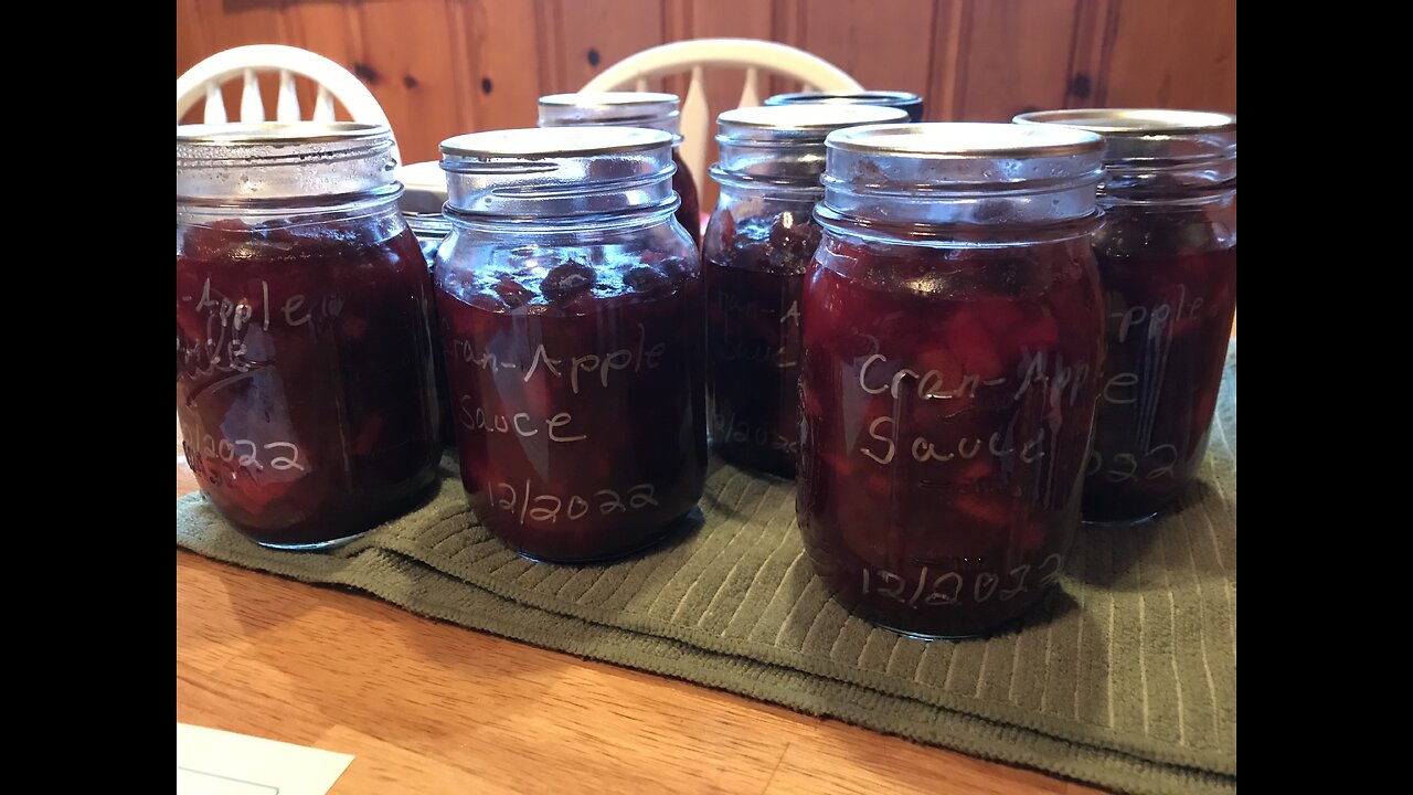 How to Make Cranberry-Apple Sauce from Scratch! [CC]