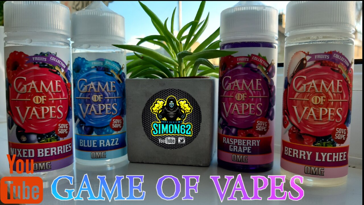 GAMES OF VAPES/ 4- E-LIQUID REVIEW'S IN ONE #gameofvapes#eliquid#vape 🔞