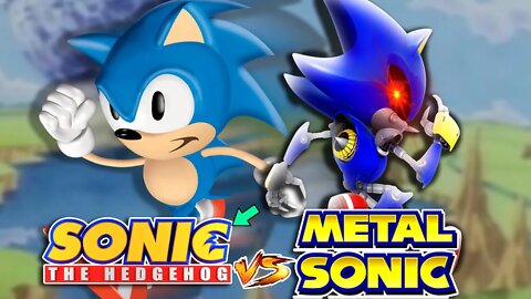 Primeira BATALHA do METAL SONIC | Sonic vs Metal Sonic - Rk Play