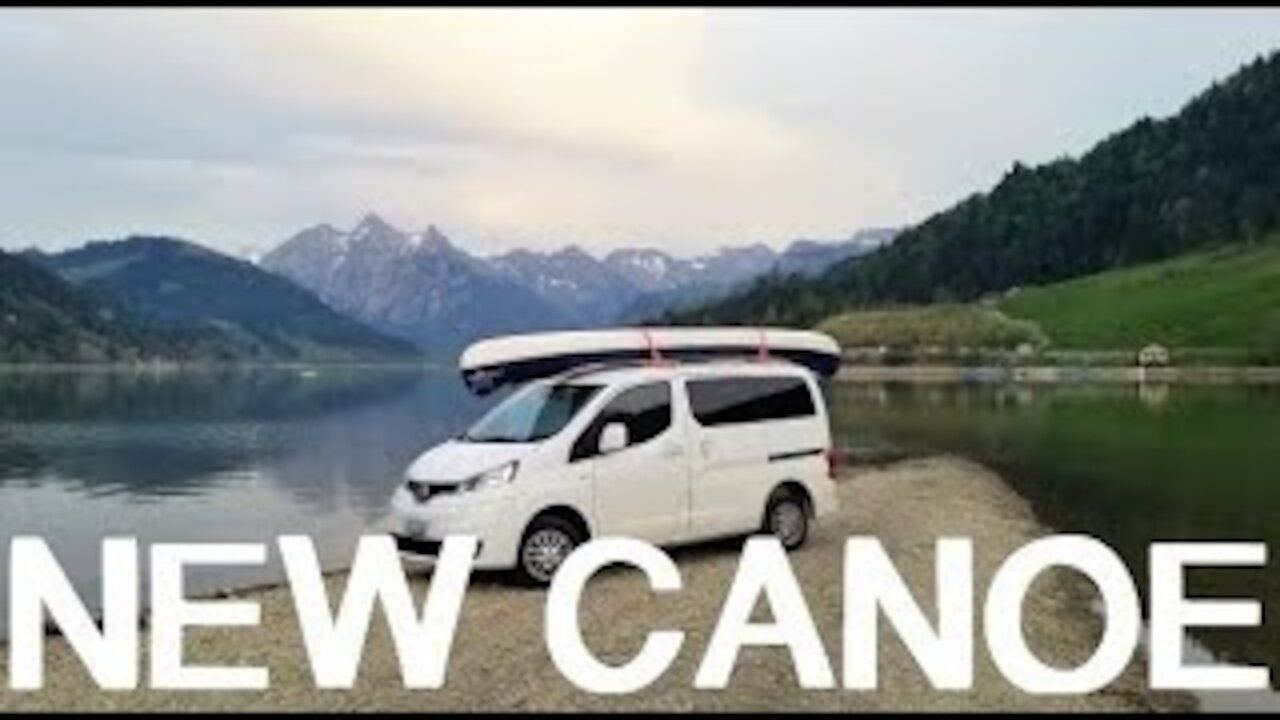 We bought a canue in Switzerland!