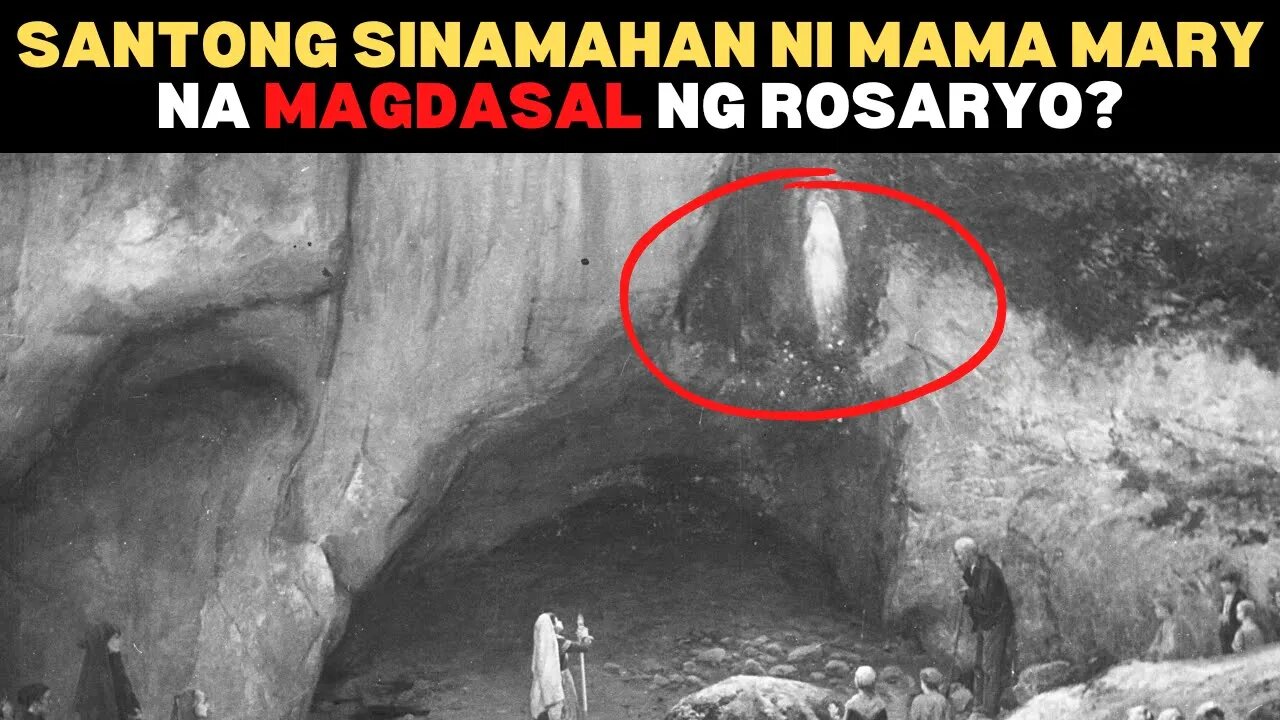 💥SANTONG SINAMAHAN NI MAMA MARY NA MAGDASAL NG ROSARYO?