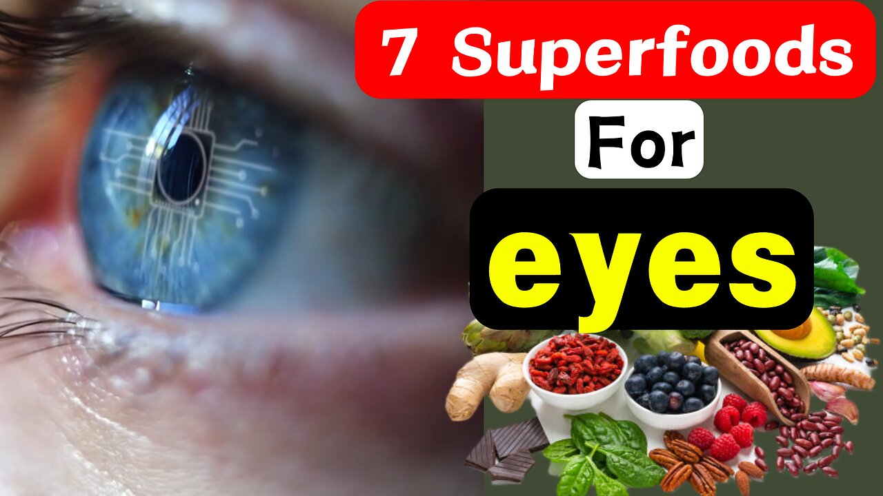 7 SUPERFOODS For Sharp EYESIGHT