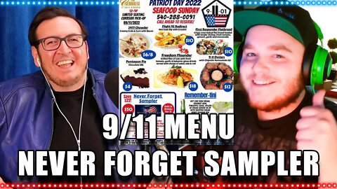 9/11 Menu Never forget Sampler | Walk And Roll Podcast Clip