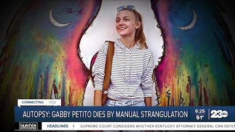Autopsy: Gabby Petito killed by manual strangulation