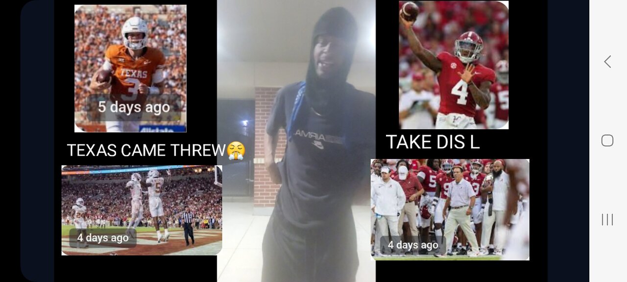 TEXAS VS ALABAMA HIGHLIGHTS WAS A SLUGG FEST ALL DA WAY TILL DA END RACIST FANS GUUD BYE πͺπΎπ―