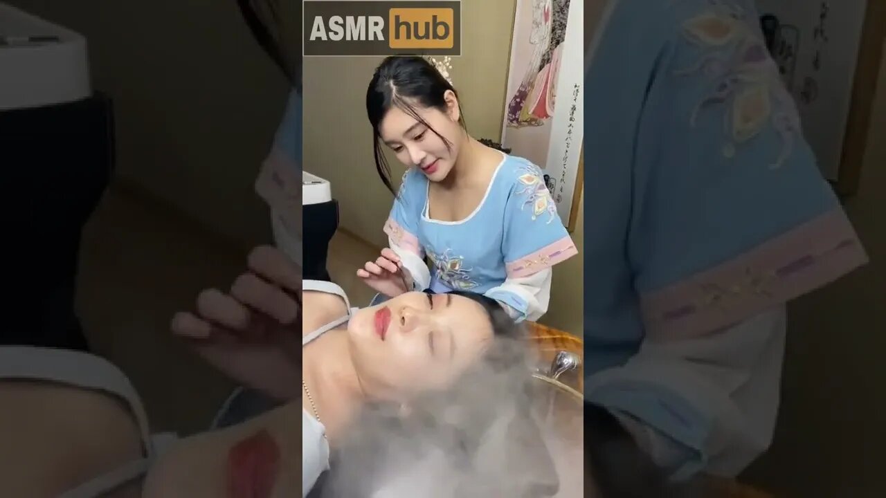 Asmr Thai massage with flute