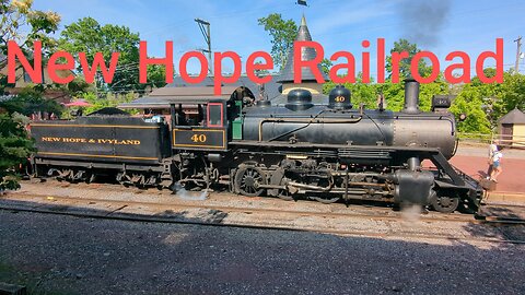 Riding on the New Hope Railroad