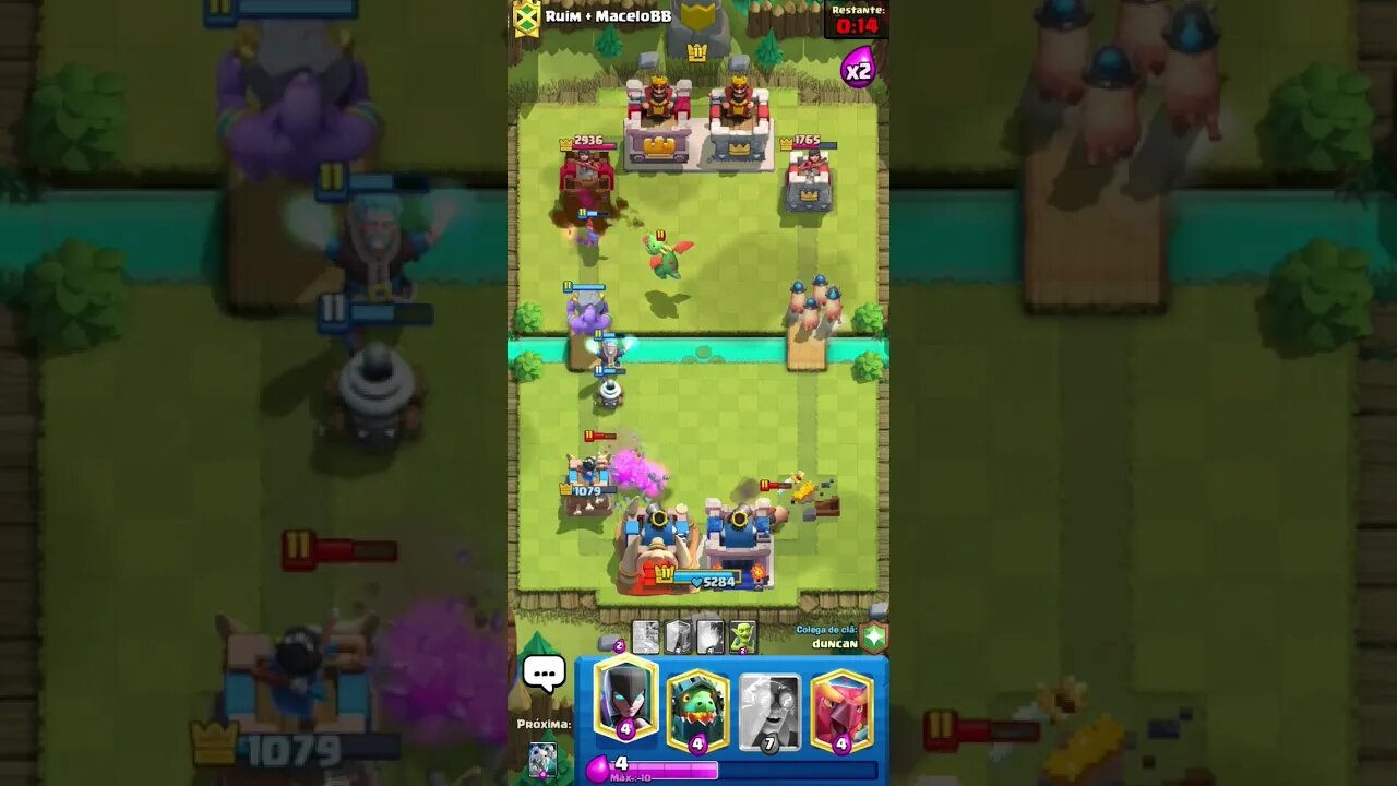 CLASH ROYALE SHORTS #13 - SÓ TEM PARTIDA TOP