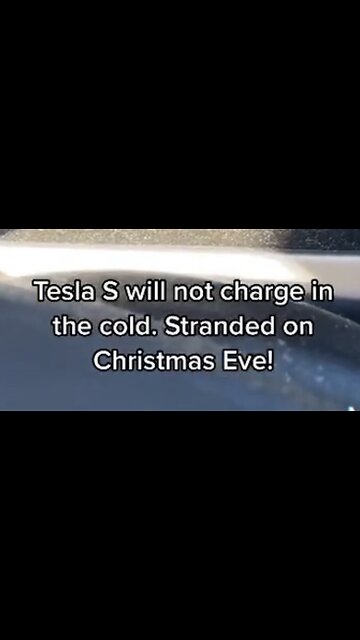 Tesla Refuses to Charge in 19 Degree Weather Leaving Man Stranded on Christmas Eve