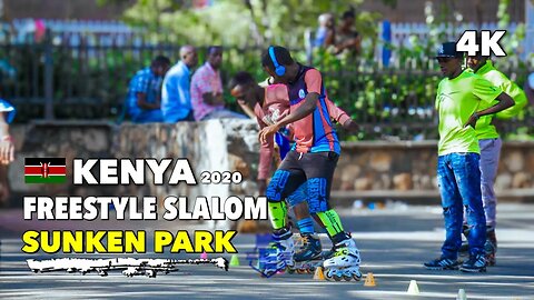 🇰🇪Kenya, Freestyle Slalom in Sunken Park Nairobi City