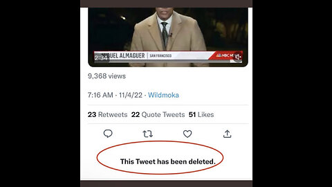 Deleted tweets, hidden videos,… suspicious write ups. Hmm