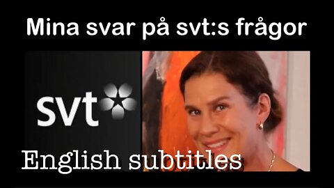 Elsa Widding - Svar till SVT