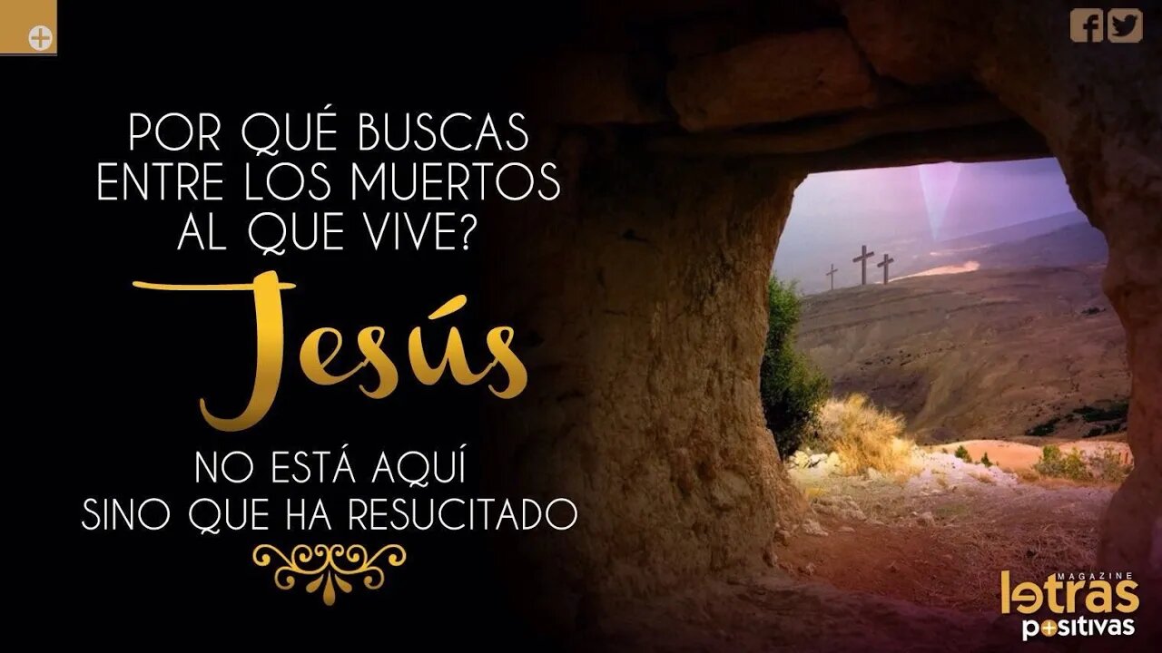 PORQUE BUSCAIS ENTRE LOS MUERTOS AL QUE VIVE - JOSUE CRUZ