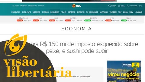 A extorsão de impostos sobre o peixe | Visão Libertária - 23/10/19 | ANCAPSU
