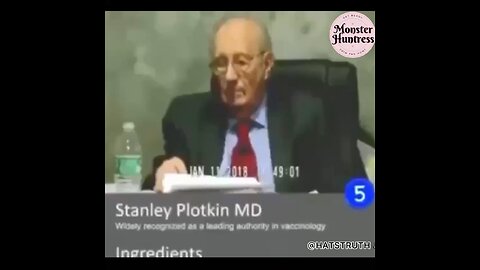 Stanley Plotkin - vaccine creator, under oath on vaccine ingredients