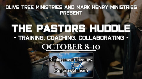 Pastor's Huddle October 8–10, 2024