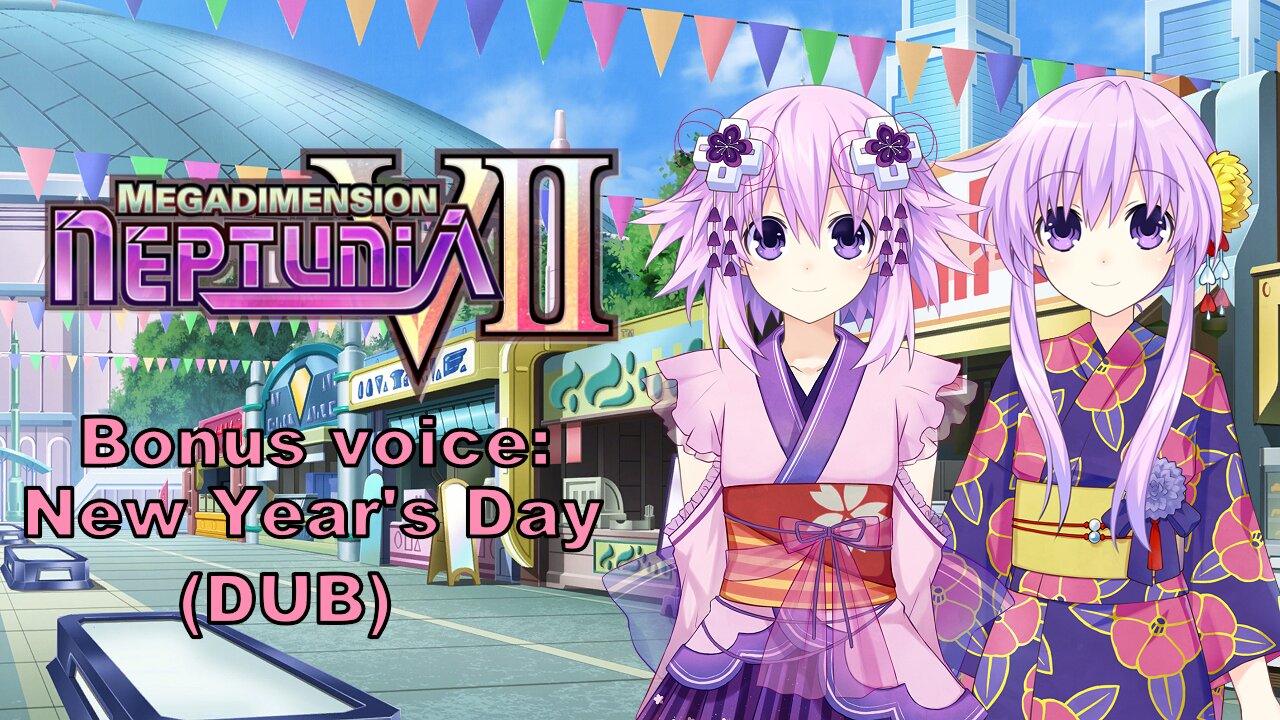 [Eng dub] Megadimension Neptunia VII - Bonus Voice: New Year's Day (Visualized)
