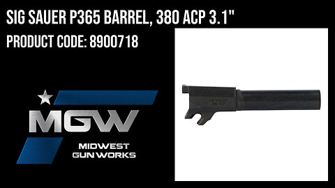 Sig Sauer P365 Barrel, 380 ACP 3.1" - 8900718