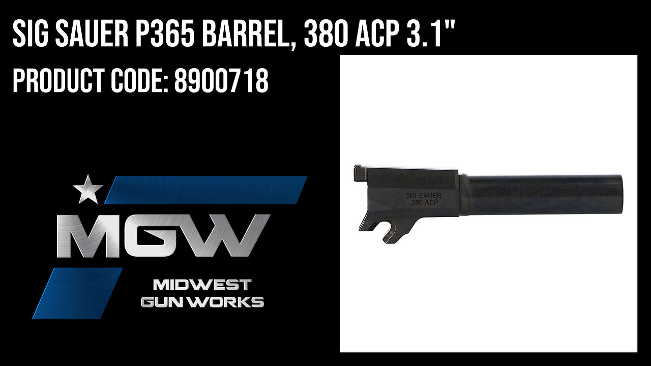 Sig Sauer P365 Barrel, 380 ACP 3.1" - 8900718