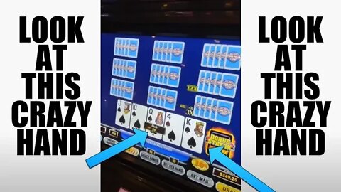 👀 at this crazy Ultimate X Bonus Streak hand #VideoPoker