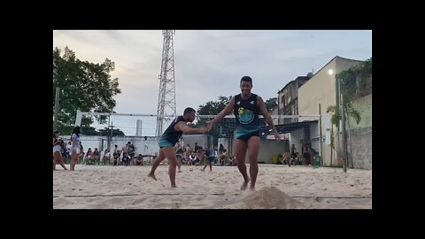 Pippo e Ibrahim X Tobias e Damico - Semi Final do Desafio CTGB futevôlei categoria intermediário