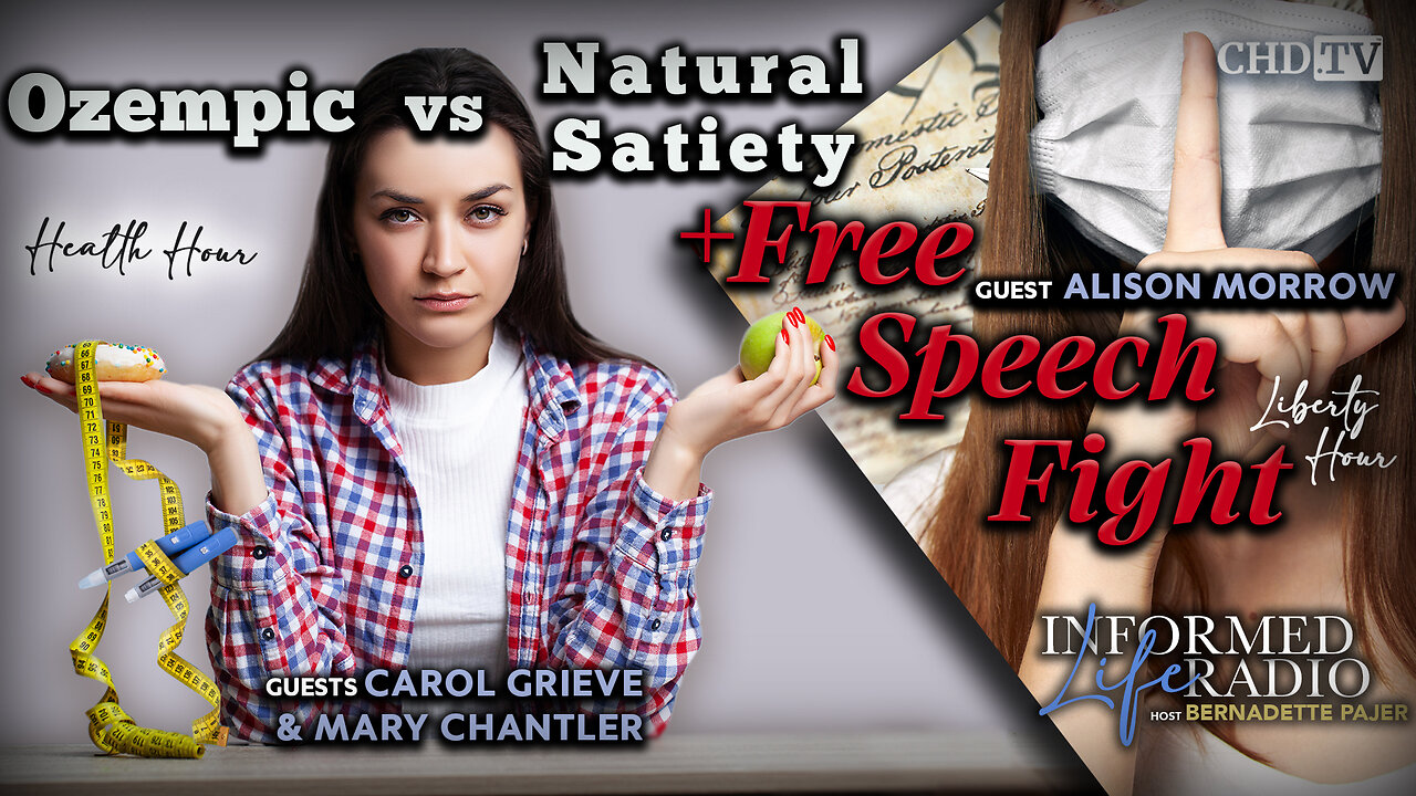 Ozempic vs Natural Satiety + Free Speech Fight