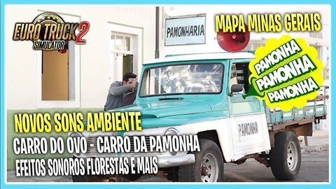 MAPA MINAS GERAIS NOVOS SONS AMBIENTE EURO TRUCK SIMULATOR 2 1.41